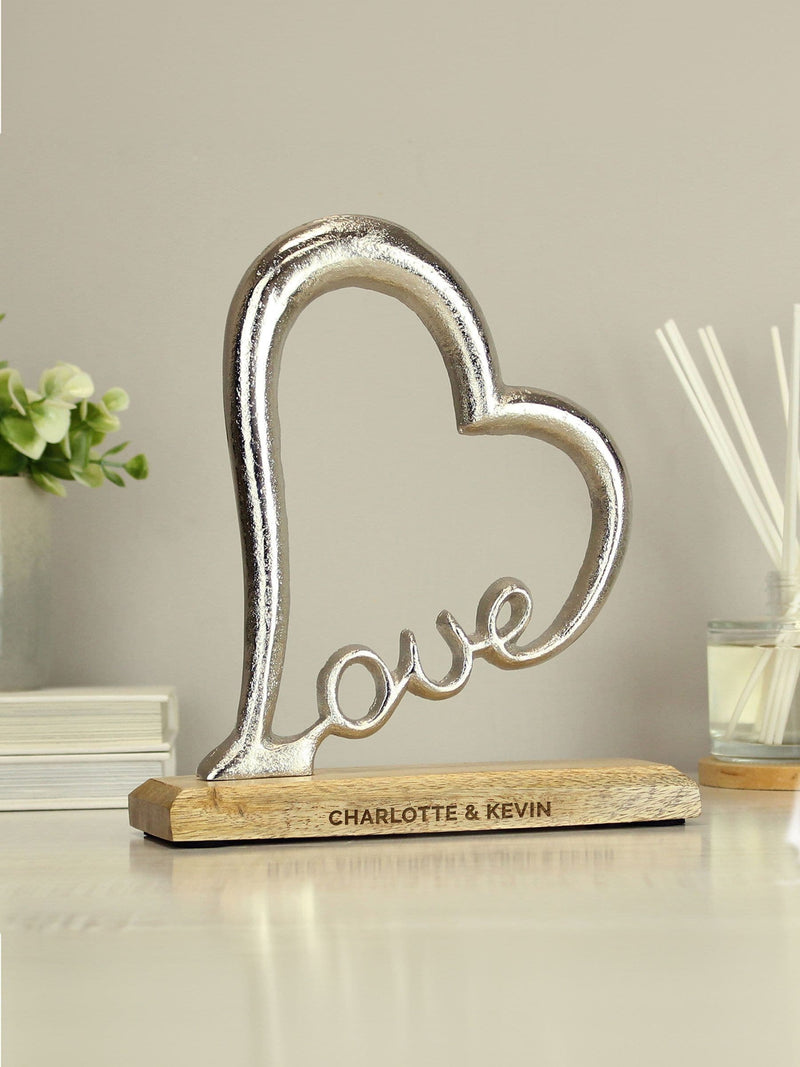 Personalised Love Heart Ornament by PMC