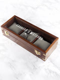 Treat Republic personalised wooden watch box, imported from the UK