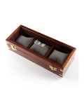 Treat Republic personalised wooden watch box, imported from the UK