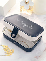 Next Treat Republic Blush Pink Personalised Travel Jewellery Case- Buy online at McGrocer