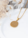 Treat Republic gold tone personalised honey bee pendant necklace (British brand)