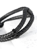 Treat Republic personalised infinity dual leather men's bracelet (British brand)