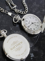 Next PMC Personalised Classic Pocket Fob Watch- Buy online at McGrocer