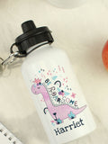 PMC Personalised Dinosaur Drinks Bottle 400ml, imported from the UK