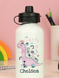 PMC Personalised Dinosaur Drinks Bottle 400ml, imported from the UK