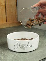 Next PMC Personalised Paw Print Ceramic Dog Bowl 14 cm- Buy online at McGrocer