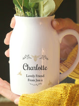 Next PMC Personalised Bee Flower Jug Vase Ceramic Vase- Buy online at McGrocer