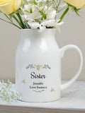 PMC bee flower ceramic jug vase, imported from the UK