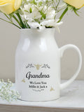 PMC bee flower ceramic jug vase, imported from the UK