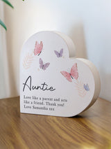 Next PMC Personalised Butterfly Heart White Ornament- Buy online at McGrocer