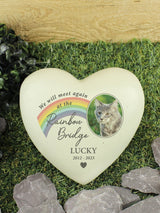 Next PMC Personalised Pet Memorial Photo Upload Heart Keepsake- Buy online at McGrocer