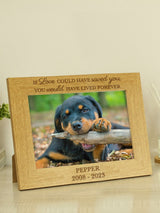 Next PMC Natural Personalised Pet Memorial 6x4 Photo Frame- Buy online at McGrocer