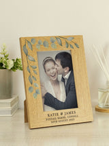 Next PMC Personalised Botanical Wedding 6x4 Photo Frame- Buy online at McGrocer