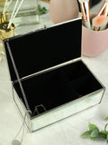 PMC personalised floral mirrored jewellery box, imported from the UK