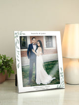 Next PMC Personalised Botanical Metal Photo Frame 8 x 10- Buy online at McGrocer
