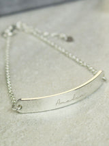 Next Silver Tone Personalised ID Bracelet By PMC- Buy online at McGrocer