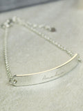 Silver Tone Personalised ID Bracelet By PMC