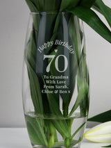 Next PMC Natural Personalised Happy Birthday Bullet Vase- Buy online at McGrocer