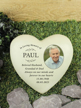 Next PMC Personalised Memorial Resin Heart with Photo Upload- Buy online at McGrocer