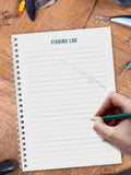 PMC personalised fishing log book, UK version