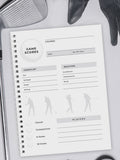 PMC personalised golf log book - British product