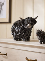 Next Bronze Hamish The Highland Cow Large Home Decor Ornament- Buy online at McGrocer