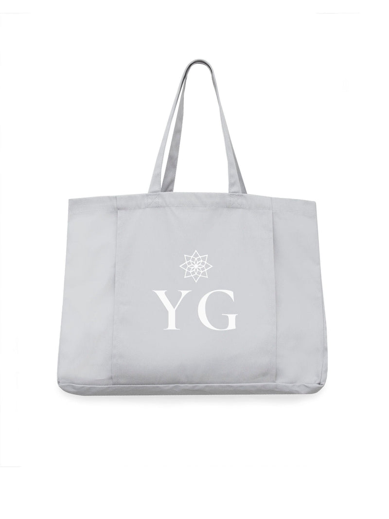 Treat Republic grey personalised yoga tote bag - British brand
