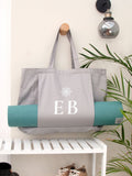 Treat Republic grey personalised yoga tote bag - British brand