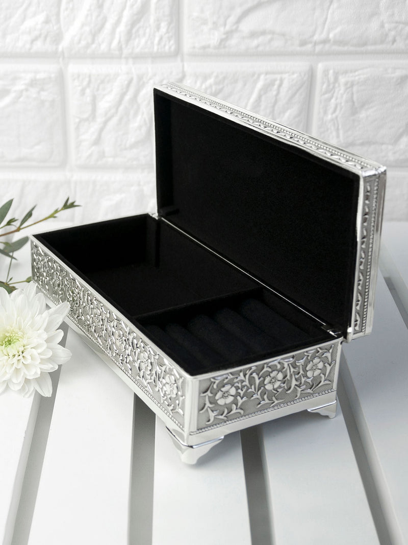 Treat Republic silver tone personalised trinket box (British brand)