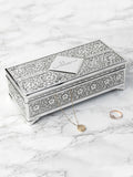 Treat Republic silver tone personalised trinket box (British brand)