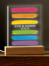 Next Loveabode Personalised Pride Rainbow Coloured Night Light- Buy online at McGrocer