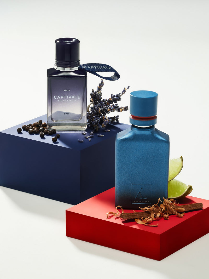 Adventurer and Captivate men's eau de parfum gift set 30ml each (British brand)
