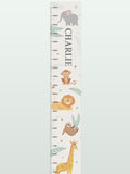 PMC personalised animal height white chart, imported from the UK