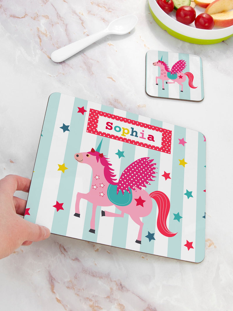Unicorn Placemat Set by Treat Republic