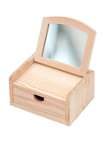 Treat Republic personalised kids flower jewellery box with mirror and drawer, imported from the UK
