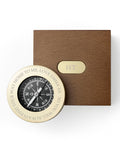 Treat Republic personalised brass compass (British brand)