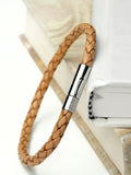 Treat Republic personalised woven brown bracelet (British brand)