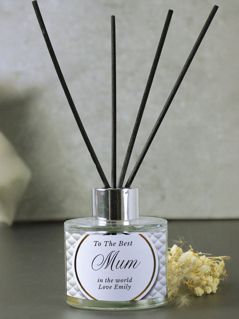 PMC personalised reed diffuser Fresh Cotton scent, imported from the UK