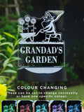 PMC personalised gnome solar light for garden - British product