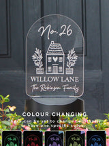 Next PMC Natural Personalised Home Outdoor Solar Light- Buy online at McGrocer