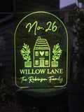 PMC personalised solar light for garden decoration - British product