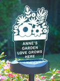 PMC personalised solar light - British product