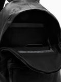 AllSaints black carabiner backpack nylon leather, imported from the UK