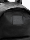 AllSaints black carabiner backpack nylon leather, imported from the UK