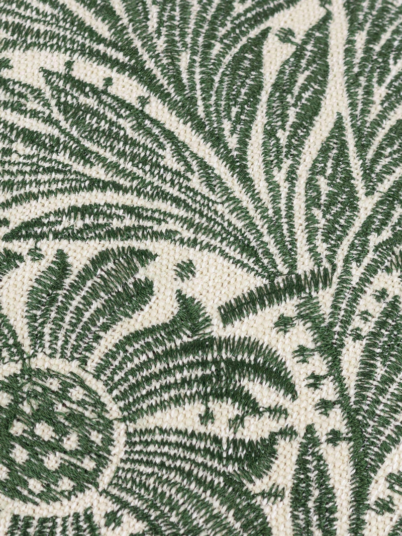 Morris & Co. embroidered Marigold piped cushion 60cm, imported from the UK