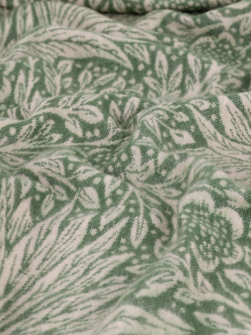 Morris & Co Marigold Jacquard throw - British product