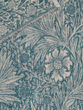 Morris & Co Indigo Marigold jacquard throw, imported from the UK