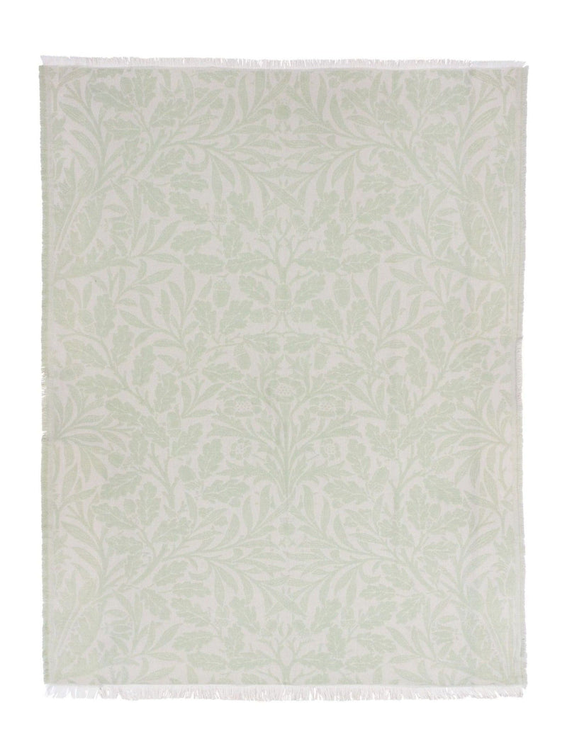 Morris & Co acorn tonal woven faux fur throw 170x130cm (British brand)