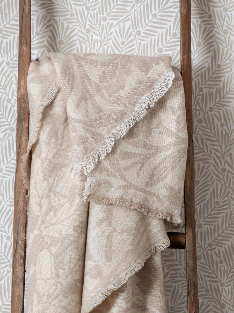 Morris & Co. acorn tonal throw 170x130cm - British product