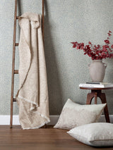 Next Morris & Co. Stone Marigold Jacquard Throw- Buy online at McGrocer